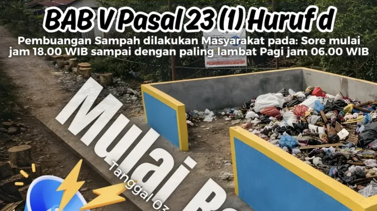 DLH Sintang Gelar Sosialisasi dan Penertiban Jam Buang Sampah
