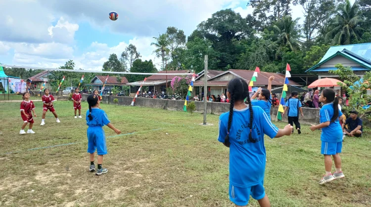 Pertandingan Voli Meriahkan Ajang Talenta 2026 Jenjang SD Kecamatan Binjai Hulu