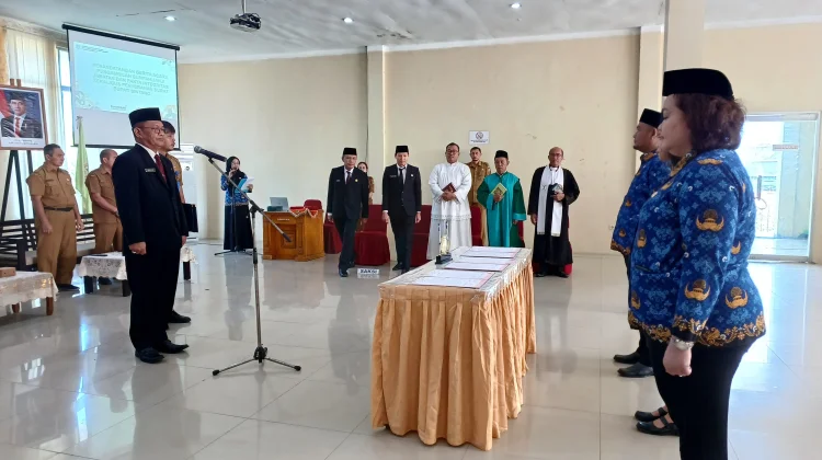 Kepala BPKSDM Sintang Lantik 65 PPPK Jabatan Fungsional