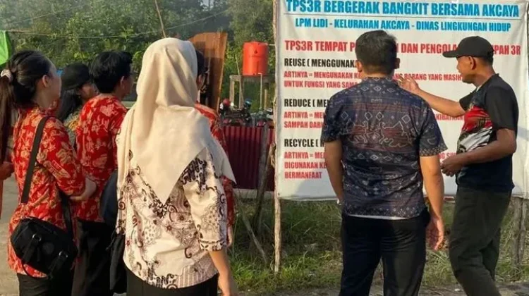 DWP BKPSDM Sintang Kunjungi TPS3R Kelurahan Akcaya