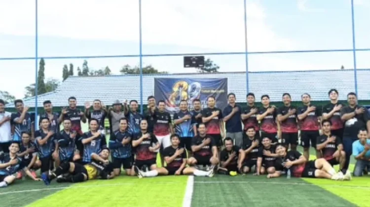 Turnamaen Mini Soccer HUT Bhayangkara ke-80 Polres Kapuas Hulu