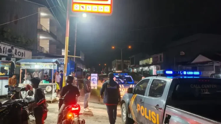 Jaga Kamtibmas Polres Melawi Gelar Patroli Skala Besar
