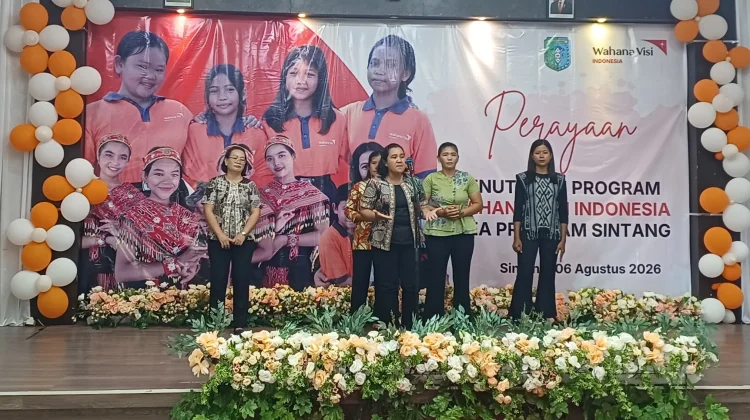 PATBM Desa Kupan Jaya Semarakkan Perayaan Penutupan Program WVI di Sintang