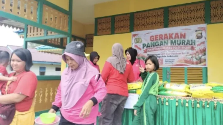 Semarakan HUT ke-81 RI Polsek Bunut Hilir dan Bhayangkari Gelar GPM