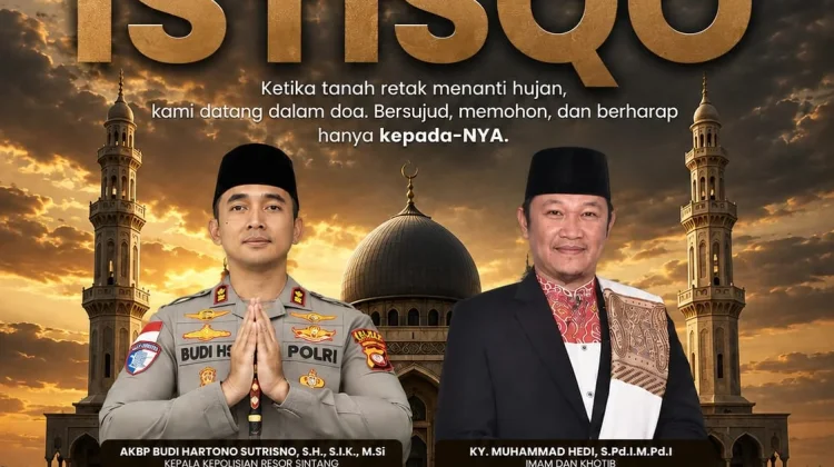 Polres Sintang Siap Menggelar Sholat Istisqo
