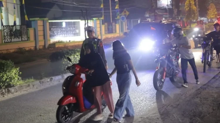 Polres Sintang Kembali Tertibkan Puluhan Pengendara Pelanggaran Lalu Lintas