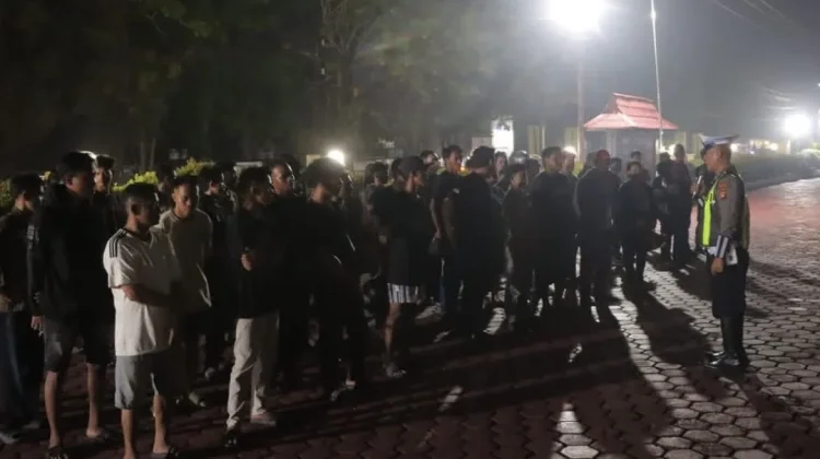 Polres Sintang Kembali Tertibkan Puluhan Pengendara Pelanggaran Lalu Lintas