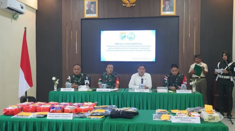Satgas TNI di Perbatasan RI -Malaysia Berhasil Ungkap Penyelundupan Narkoba