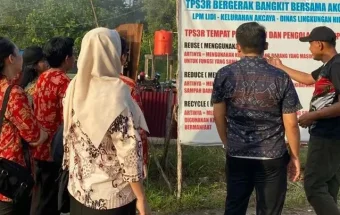 DWP BKPSDM Sintang Kunjungi TPS3R Kelurahan Akcaya