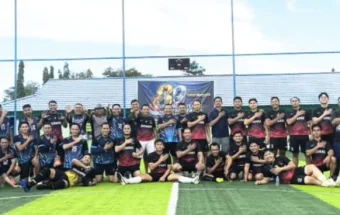 Turnamaen Mini Soccer HUT Bhayangkara ke-80 Polres Kapuas Hulu