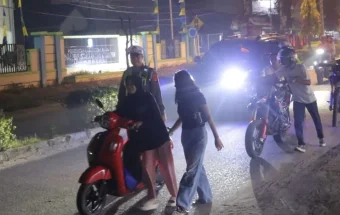 Polres Sintang Kembali Tertibkan Puluhan Pengendara Pelanggaran Lalu Lintas