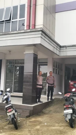 Polres Sintang Lakukan Pengamanan Ibadah Paskah di Sintang