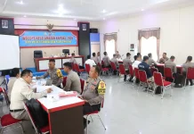 Satgas Keselamatan Kapuas Polres Melawi Ikuti Wasops di Sekadau