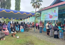 Masyarakat Sintang Serbu Gerakan Pangan Murah 2026