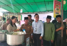 BRI Sintang Luncurkan Pembayaran Digital Kepada Pengunjung Kantin Ramadan