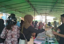 Kantin Ramadan Masjid Al Amin Sintang Ramai Pengunjung