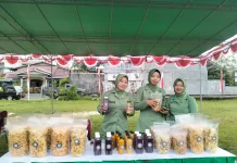 Kartika Chandra Kirana ranting 8 Sintang Menggelar Bazar