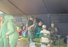 Pangdam XII/Tpr Tinjau Layanan Kesehatan Gratis Penutupan TMMD 127 Sintang