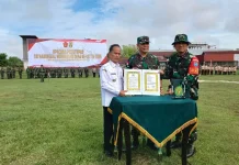Bupati Sintang Apresiasi TMMD ke-127 Tahun 2026 Kodim 1205/Sintang