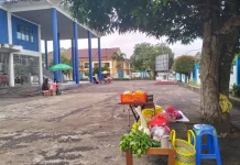 Pasca Idul Fitri Pasar UMKM dan Perikanan Sintang Belum Aktif