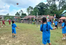 Pertandingan Voli Meriahkan Ajang Talenta 2026 Jenjang SD Kecamatan Binjai Hulu