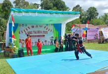 Atraksi Pencak Silat Meriahkan Pembukaan Ajang Talenta 2026 Binjai Hulu
