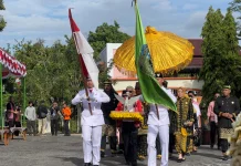 Duplikat Burung Garuda pada Upacara HUT Sintang ke-664