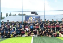 Turnamaen Mini Soccer HUT Bhayangkara ke-80 Polres Kapuas Hulu