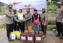 Polres Kapuas Hulu Menggelar Baksos HUT Bhayangkara ke-80