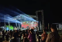 Polsek Silat Hulu Laksanakan Pengamanan di Hiburan Rakyat