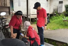Dinkes Kapuas Hulu Berikan Pelayanan Kesehatan Jalan Sehat Soekarno Fun Walk