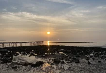 Pesona Senja di Ekor Borneo