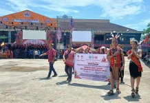 Kontingen Kecamatan Ketungau Hulu Semarakkan PGD Sintang ke-XIII