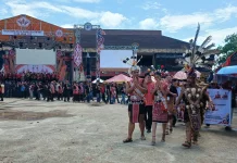 Semangat Budaya! Masyarakat Binjai Hulu Ramaikan PGD Sintang 2026