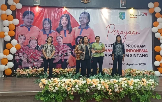 PATBM Desa Kupan Jaya Semarakkan Perayaan Penutupan Program WVI di Sintang
