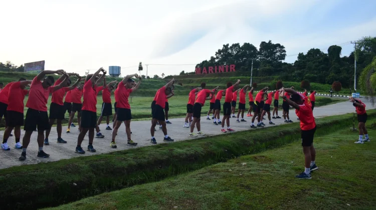 usai Lebaran, Prajurit Petarung Denmako Pasmar 3 Kembali Pacu Ketahanan Fisik