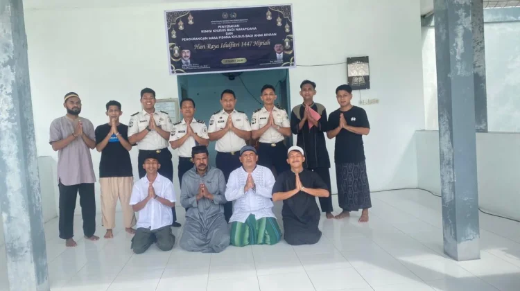 Sembilan Warga Binaan Lapas Kelas III Teminabuan Dapat Remisi Khusus