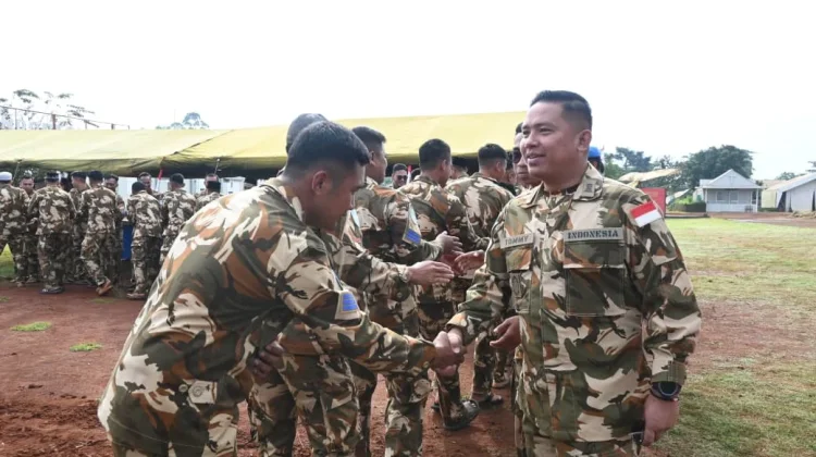 Prajurit Pasmar 3 Hidupkan Spirit Idulfitri 1447 H di Afrika