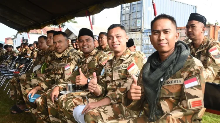 Prajurit Pasmar 3 Hidupkan Spirit Idulfitri 1447 H di Afrika