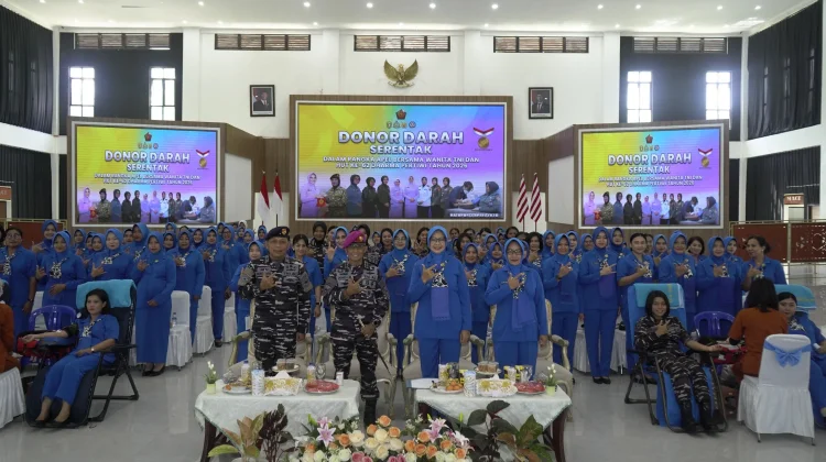 Danpasmar 3 Turut Andil dalam Donor Darah Serentak 2026