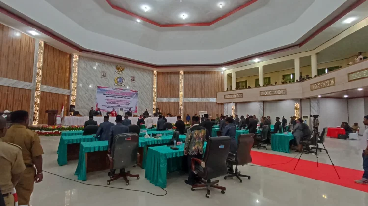 Rapat Paripurna II DPRD Kabupaten Sorong Selatan