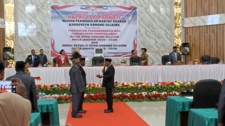 Rapat Paripurna II DPRD Kabupaten Sorong Selatan
