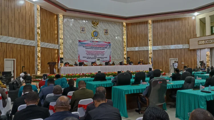 Rapat Paripurna II DPRD Kabupaten Sorong Selatan