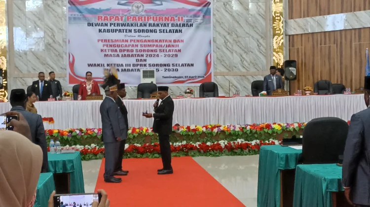 Rapat Paripurna II DPRD Kabupaten Sorong Selatan