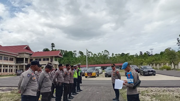 Polres Sorong Selatan Melaksanakan Pengamanan Rapat Paripurna II DPRD