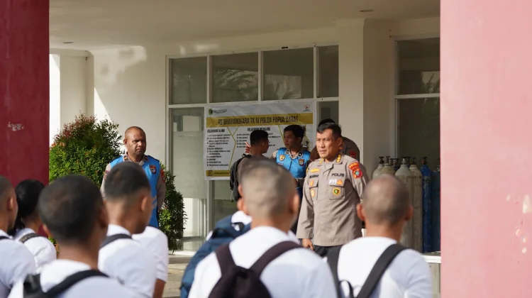 Polda Papua Barat Gelar Rikes, 57 Catar Akpol Ikuti Pemeriksaan Kesehatan