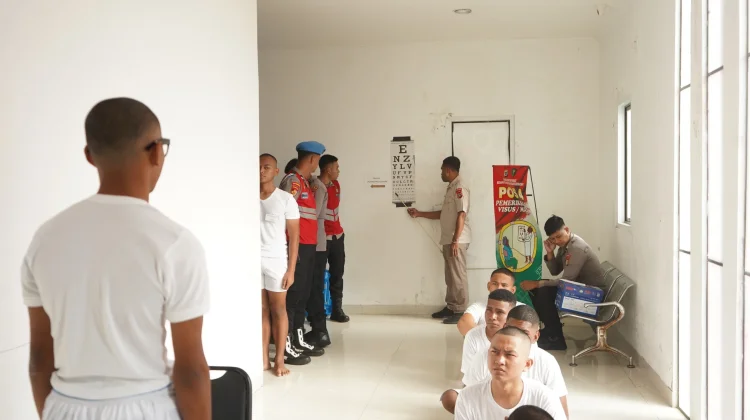 Polda Papua Barat Gelar Rikes, 57 Catar Akpol Ikuti Pemeriksaan Kesehatan
