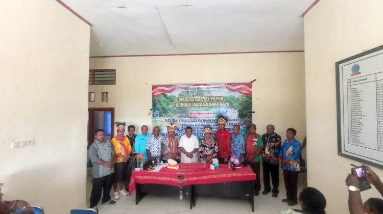 MRP Papua Barat Daya Fasilitasi Penyampaian Aspirasi Masyarakat Kais Darat