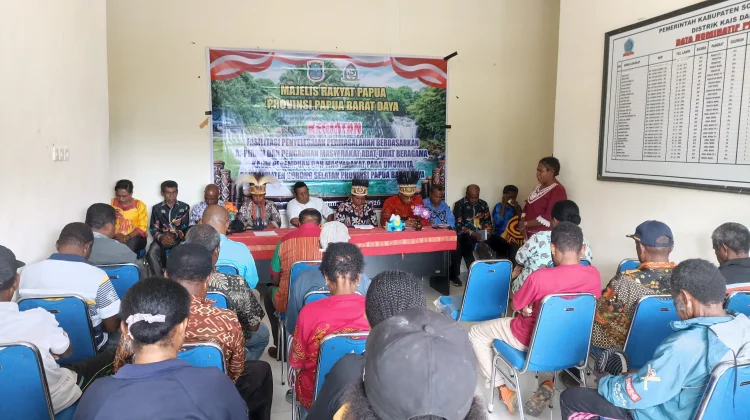 MRP Papua Barat Daya Fasilitasi Penyampaian Aspirasi Masyarakat Kais Darat