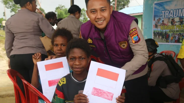 Polda Papua Barat Daya, Melaksanakan Trauma Healing di Wilayah Tambrauw